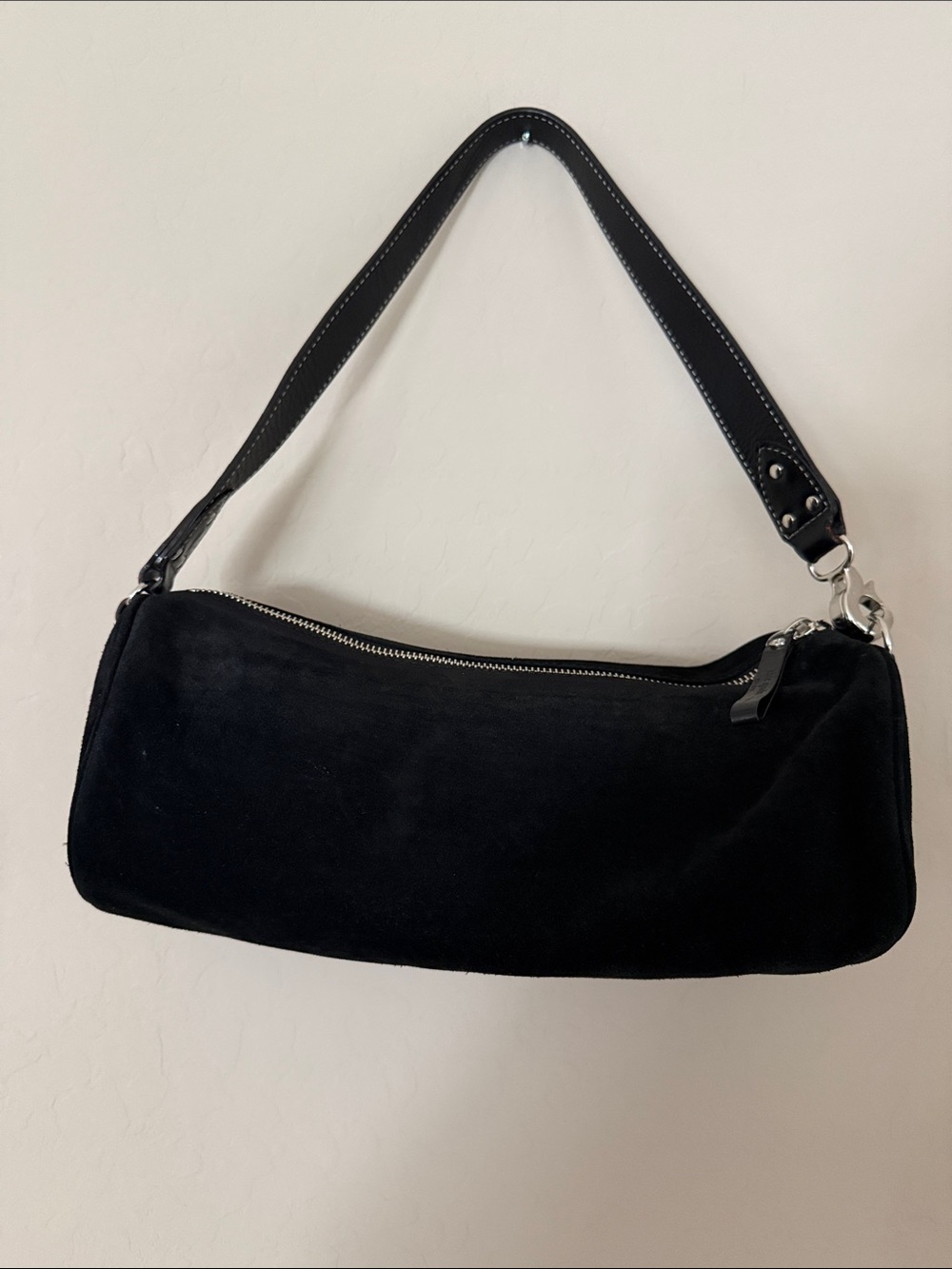 kate spade Black Shoulder Bag with Silver Hardware